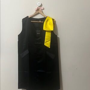 Koandaily Black Mini Dress with Bow